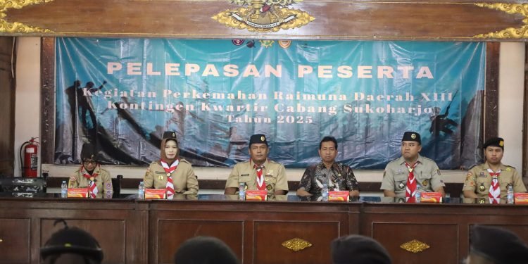 Kwarcab Sukoharjo Lepas 36 Anggota Kontingen untuk Berkegiatan di Raimuna Daerah Jawa Tengah 2025