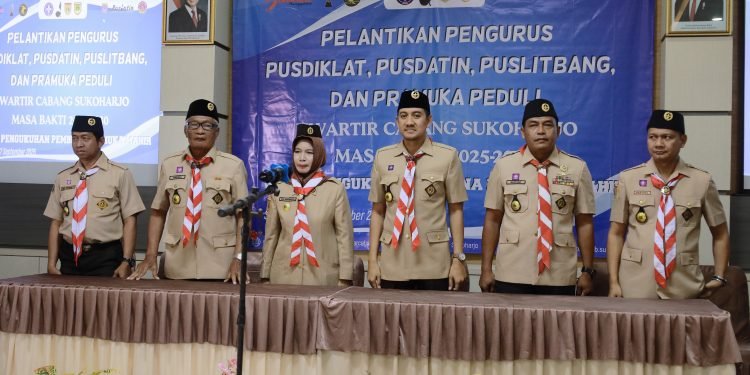 Ketua Kwarcab Sukoharjo Lantik dan Kukuhkan Pengurus Badan dan Pembina Mahir, Siap Tingkatkan Kualitas Gerakan Pramuka 2025-2030