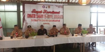 Kwarcab Se-Binwil Surakarta Rembuk di Karanganyar, Matangkan Konsep Pitaran Pelatih